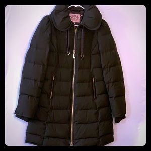 Chocolate Brown Juicy Couture down-puffer coat